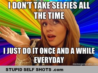 Selfie hypocrite