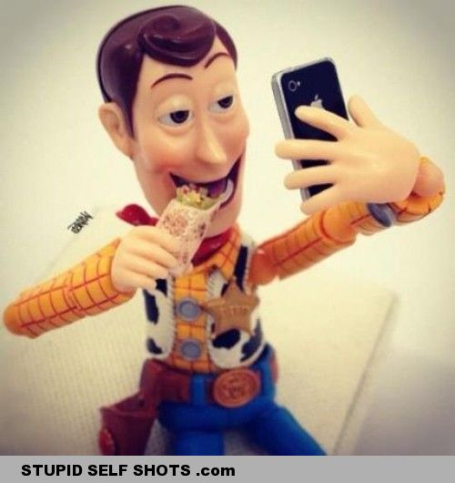 Toy Story Woody, Self Shot