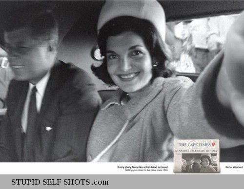 Jacqueline Kennedy Onassis, self shot