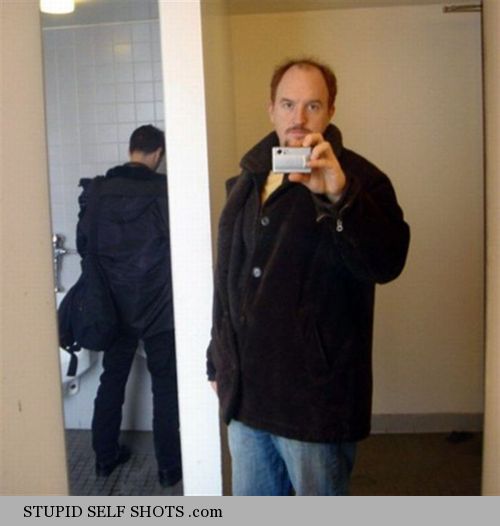 Louis CK bathroom selfie