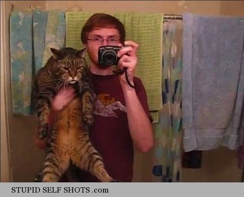 Me and my kitty cat, self shot