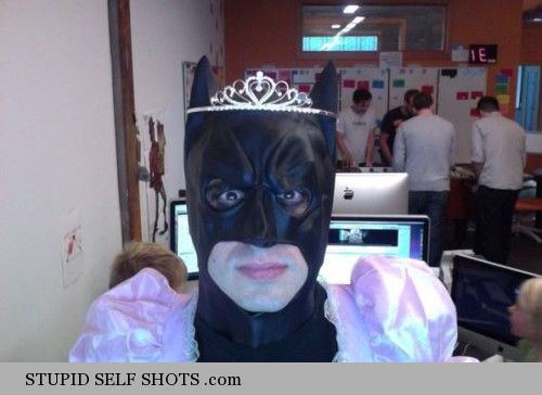 Princess Batman, selfie