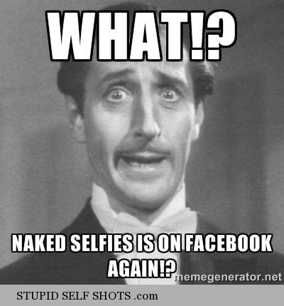 Slutty girls and facebook selfies