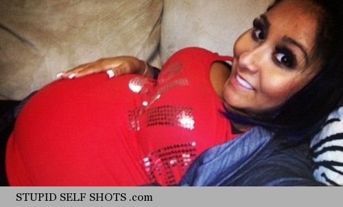 Snooki Pregnant Self Shot