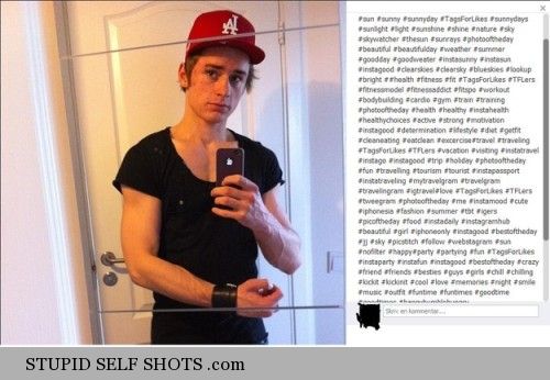 Too many tags for a self shot