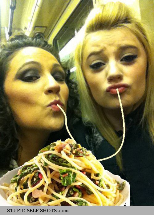 Duckface Self Shot, fixed with some spagetti