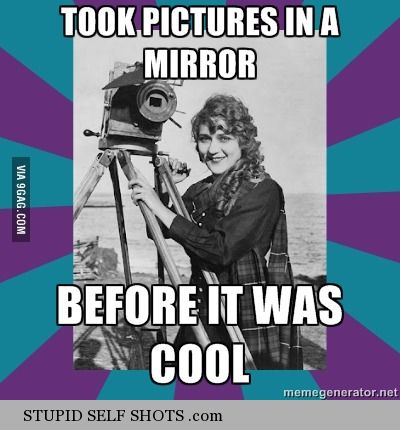 Mary Pickford took selfies before it was cool