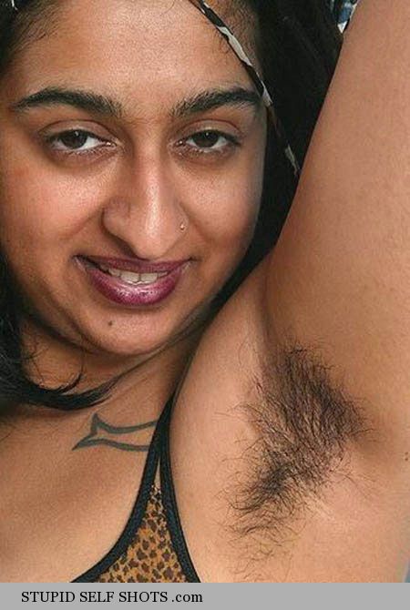 Unshaven Indian Girl, selfie