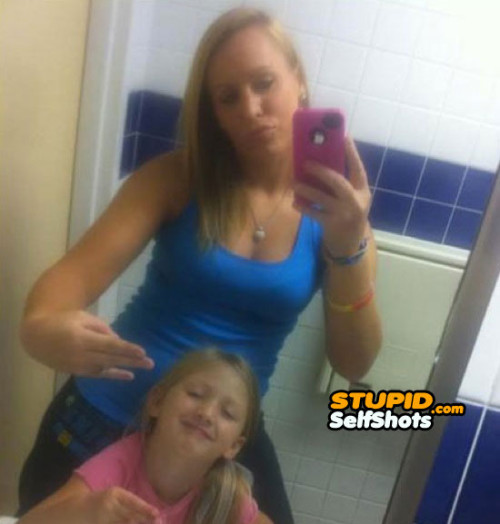 Gangster Girl Fail, bathroom Self Shot