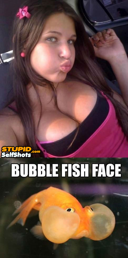 The Bubble Face selfie