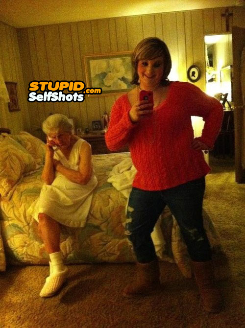 Grandma is unimpressed with your selfie