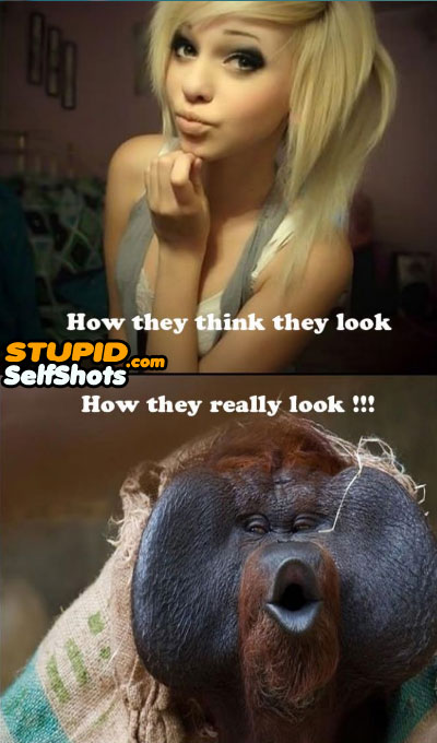 How duck faces look to others, self shot